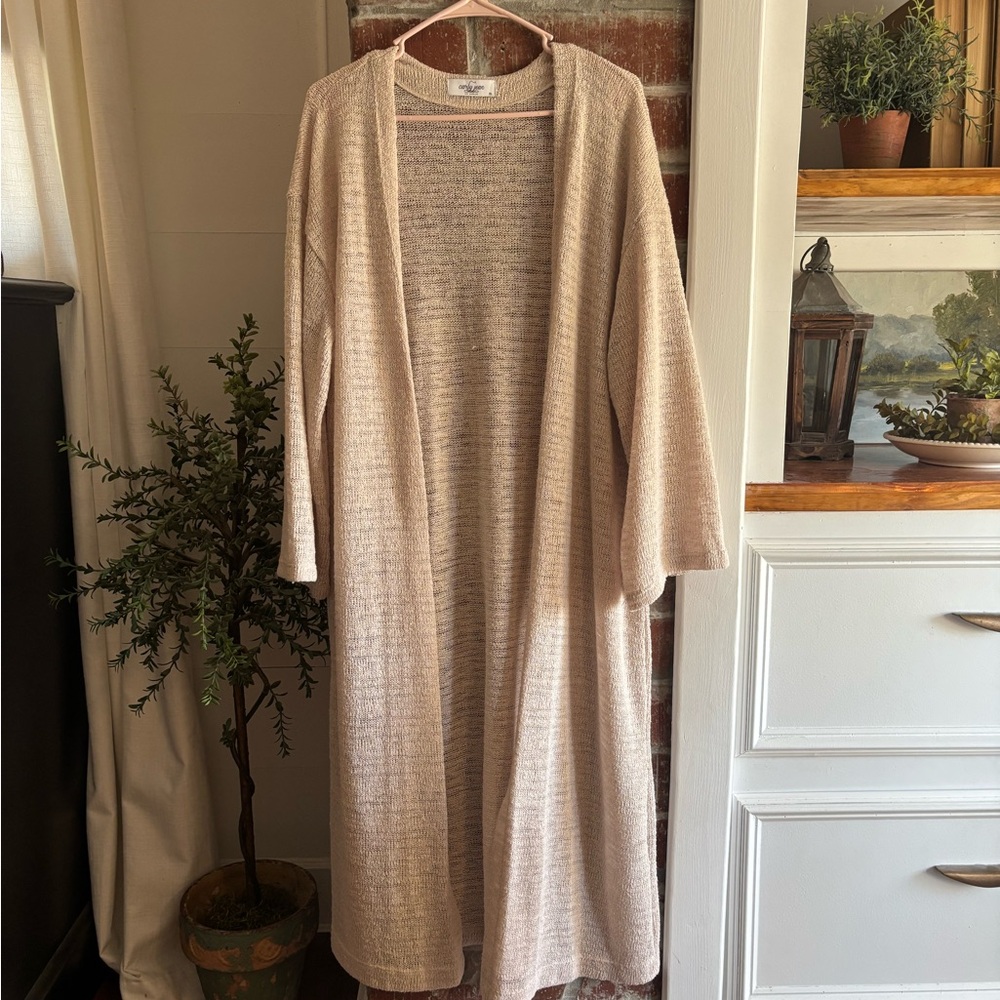 Lightweight Sweater Kimono Duster